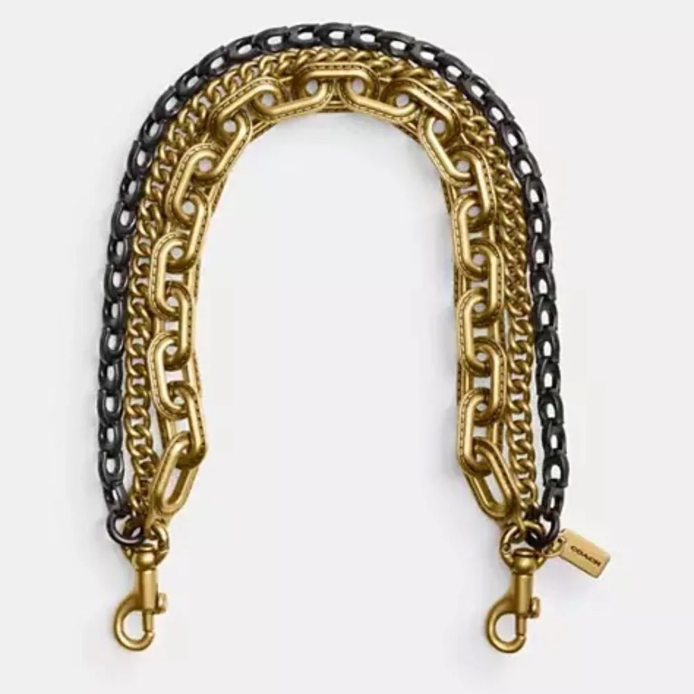 COACH Large Kisslock Frame Bag, Wallet, Bag Chain NEW W/TAGS Dark Brown CBR51 - Picture 10 of 15